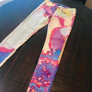 RARE!! Big Star Tie Dye Skinny Jeans!! Size 26